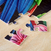 Puzzle Perroquets colorés (Côté)