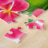 Puzzle Perroquets colorés aux fleurs tropicales jettent P (Côté)