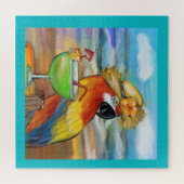 Puzzle Perroquets de Fête (Horizontal)