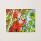 Puzzle Perroquets d'Ecuadorian au zoo, Guayaquil, (Horizontal)