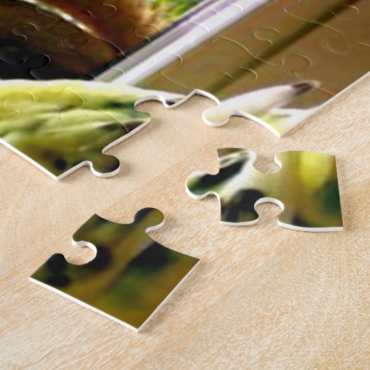 Puzzle Perruche et écureuil rouge (Côté)