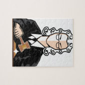 Puzzle Person de vecteur de juge (Horizontal)