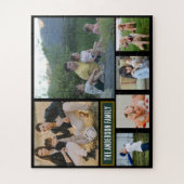 Puzzle Personalized 6‑Photo Family Name - Gift  (Vertical)