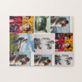 Puzzle Personalized 9 Photo Collage (Horizontal)