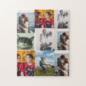 Puzzle Personalized 9 Photo Collage (Vertical)