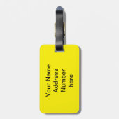 Puzzle Personalized Bagagelabel (Achterkant verticaal)