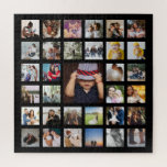 Puzzle Personalized Custom Made Collage<br><div class="desc">33 Photo Template Personalized Custom Made Collage jigsaw puzzle from Ricaso - perfect keepsake - change the background color by clicking on "customize further"</div>