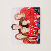 Puzzle Personalized Family Name Photo (Vertical)