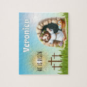 Puzzle Personalized He Is Risen Easter (Vertical)