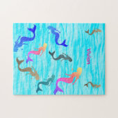 Puzzle Personalized Mermaid Underwater Adventure (Horizontal)