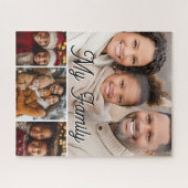 Puzzle Personalized My Family Photos Template (Horizontal)