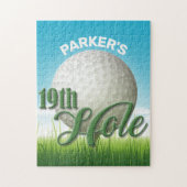 Puzzle PERSONALIZED NAME Golfer Golf Pro Ball 19th Hole (Vertical)