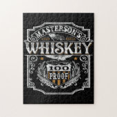Puzzle Personalized NAME Old West Whiskey Brewery Bar (Vertical)