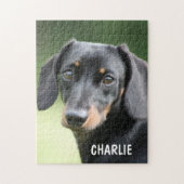 Puzzle Personalized Pet Photo & Custom Name (Vertical)