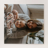 Puzzle Personalized Photo & Custom Text Grandma Since -  (Horizontal)