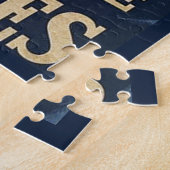 Puzzle Personalized Vintage Retro Motorcycle Racing Art (Côté)