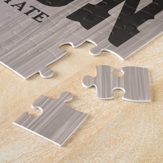 Puzzle Personalized Western Rifle Guns Old Saloon Bar  (Côté)