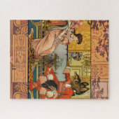 Puzzle Personnages Classiques de Contes de Fées de Beauté (Horizontal)