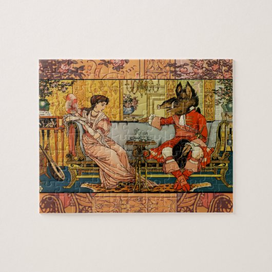 Puzzle Personnages Classiques de Contes de Fées de Beauté (Horizontal)