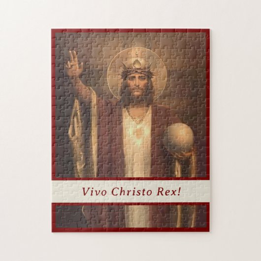 Puzzle Personnalisable Christ le Roi (Vertical)