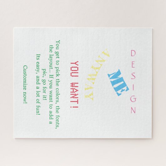 Puzzle Personnalisé (Horizontal)