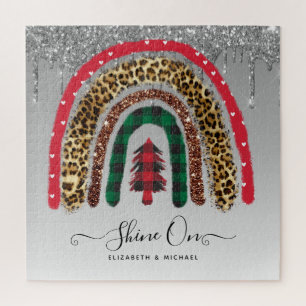 Puzzle Personnalisé 676 Piece JIGSAW Christmas Rainbow Ji