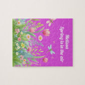 Puzzle personnalisé au nom des filles (Horizontal)