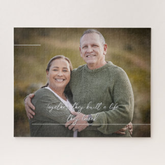 Puzzle personnalisé avec vos lignes de texte et d'