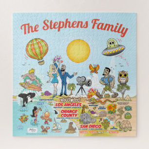 Puzzle Personnalisé Californie du Sud