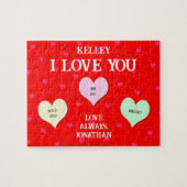 Puzzle Personnalisé Coeur Serez-Vous Mon Épouse Jigsaw Pu (Horizontal)