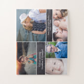 Puzzle Personnalisé, Collage de photos, Grands-parents (Vertical)