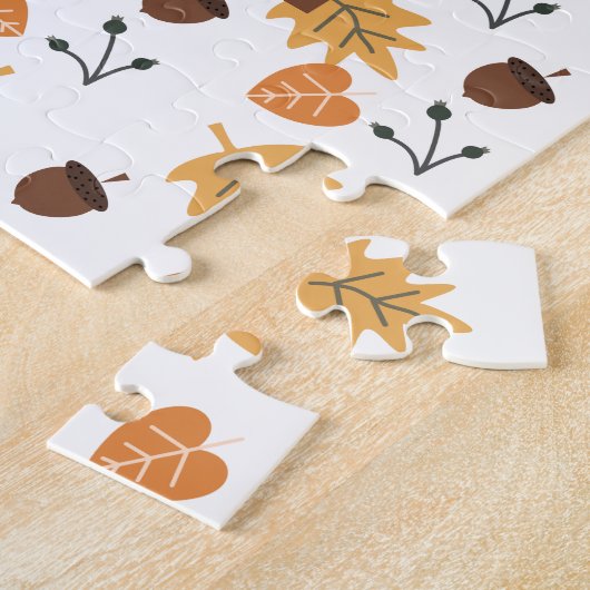 Puzzle personnalisé d'automne (Côté)