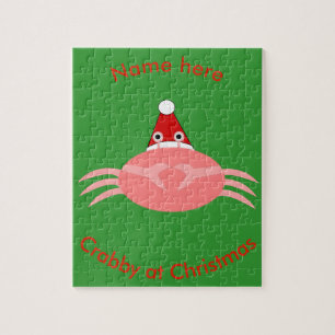 Puzzle personnalisé de crabe de Noël