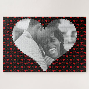 Puzzle personnalisé de la Saint-Valentin avec phot
