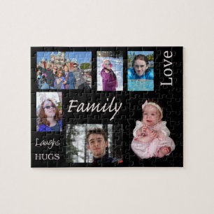 Puzzle personnalisé de photo de famille