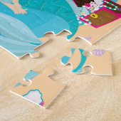 Puzzle personnalisé de sirène (Côté)