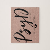 Puzzle Personnalisé Elegant PsyD Docteur en Psychologie (Vertical)