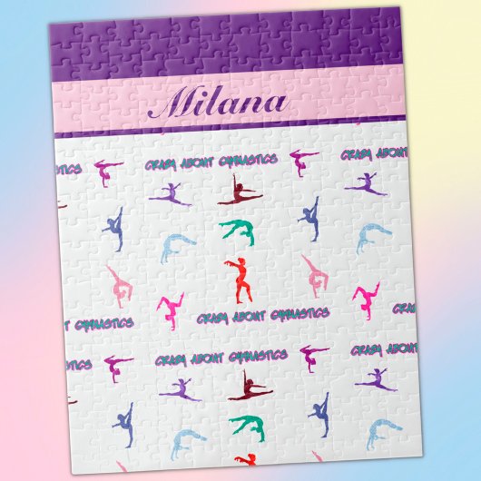 Puzzle Personnalisé Fou de Gymnastique