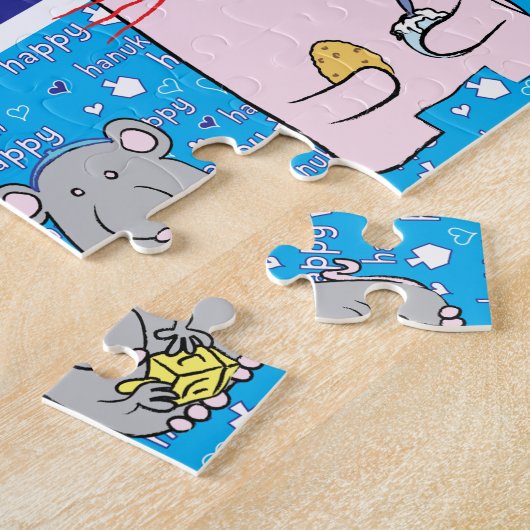 Puzzle personnalisé Hanoukka "PETS" (Côté)