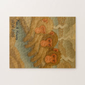 Puzzle Personnalisé Japon Voyage Whimsical Drôle Singe (Horizontal)