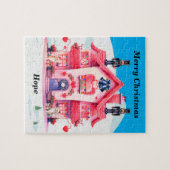Puzzle personnalisé Joyeux Noël (Horizontal)