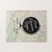 Puzzle Personnalisé Laissez l'aventure commencer Mariage (Horizontal)