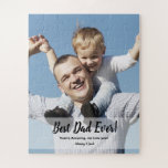 Puzzle Personnalisé Meilleur Papa Jamais ! Fête des pères<br><div class="desc">Voici notre "Meilleur Père Jamais ! Custom Photo Fête des pères Puzzle" - un cadeau sincère et unique pour célébrer la figure paternelle spéciale dans votre vie. Ce puzzle vous permet de le customiser avec un message personnel et une photo préférée, en ajoutant une touche personnelle à votre cadeau de...</div>