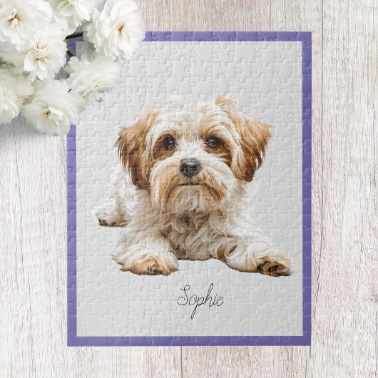 Puzzle personnalisé mignon de Malte