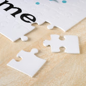 Puzzle personnalisé | Pieuvre Rétro | Nom & Texte (Côté)