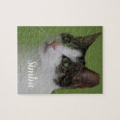 Puzzle personnalisé pour chat de compagnie en mémo (Horizontal)