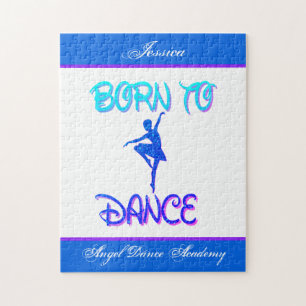 Puzzle personnalisé pour filles nées pour danser