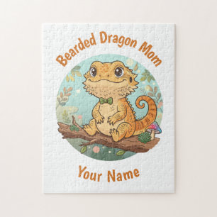 Puzzle personnalisé pour maman de dragon barbu