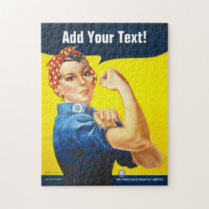 Puzzle Personnalisé : Rosie le Riveter, "Nous pouvons le