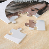 Puzzle personnalisé simple ajouter circulaire photo colla (Côté)